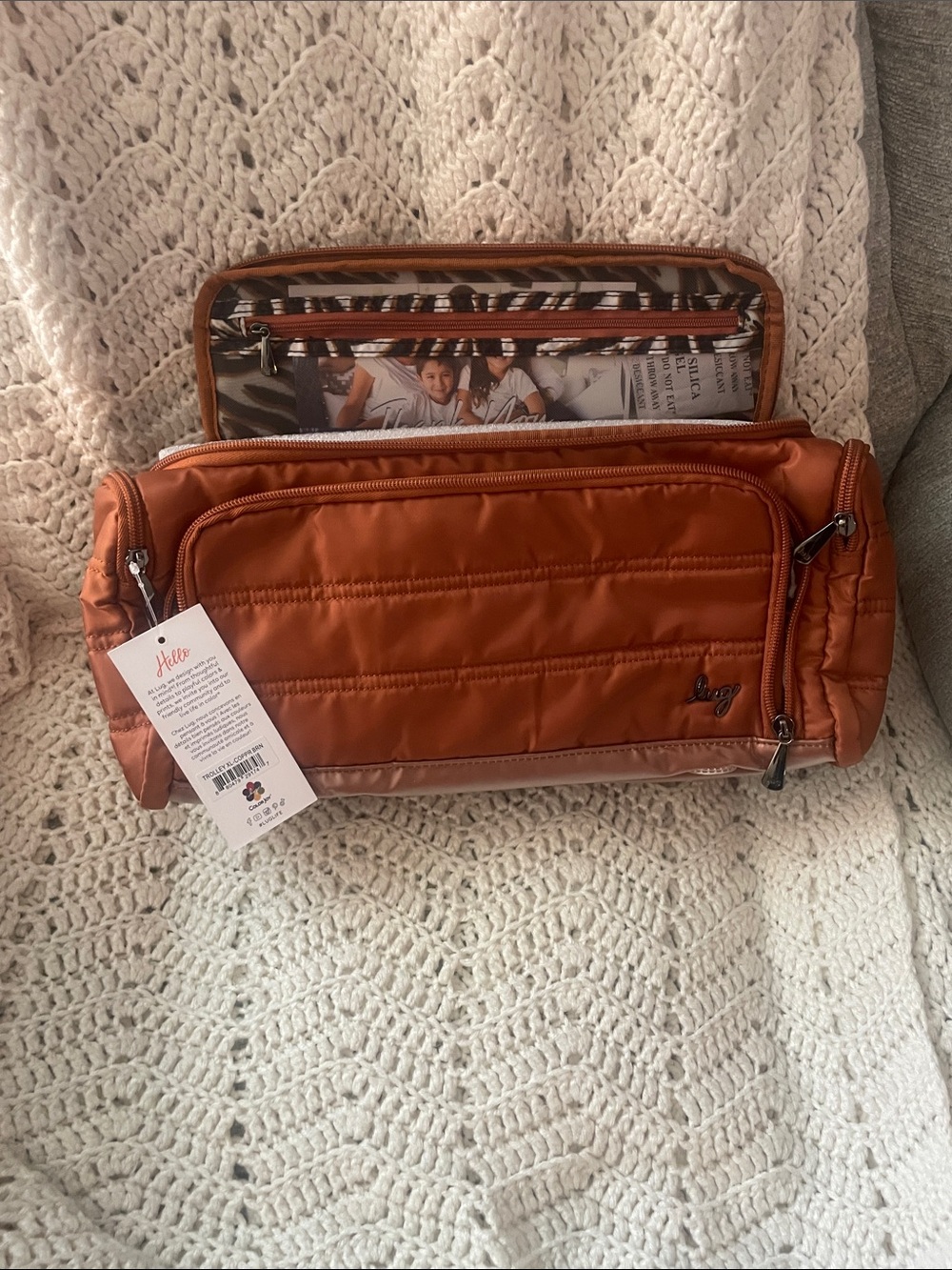 NWT- Lug Trolley XL Copper Brown